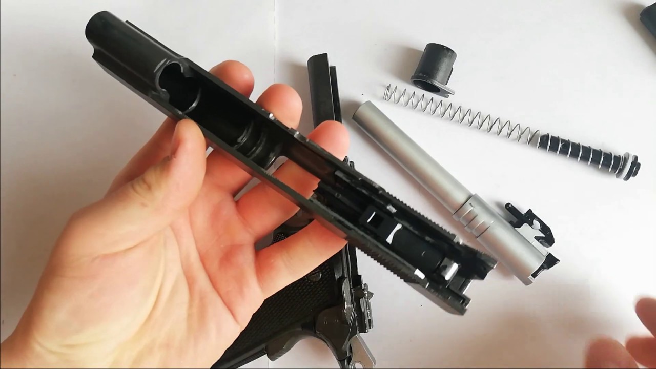 Technicznie o ASG #3 Czyszczenie gazowego colt'a 1911