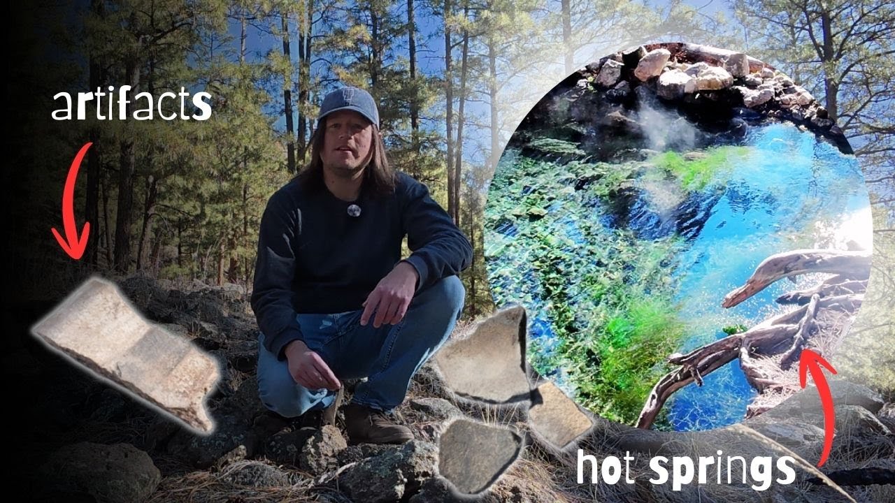 Exploring Ancient Pueblo Ruins by a Hot Spring