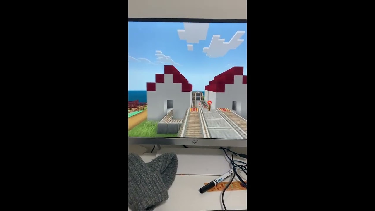 Hilton AirRail Luna Line HLI-Airport to Hilton Skyscraper Timelapse Both Directions