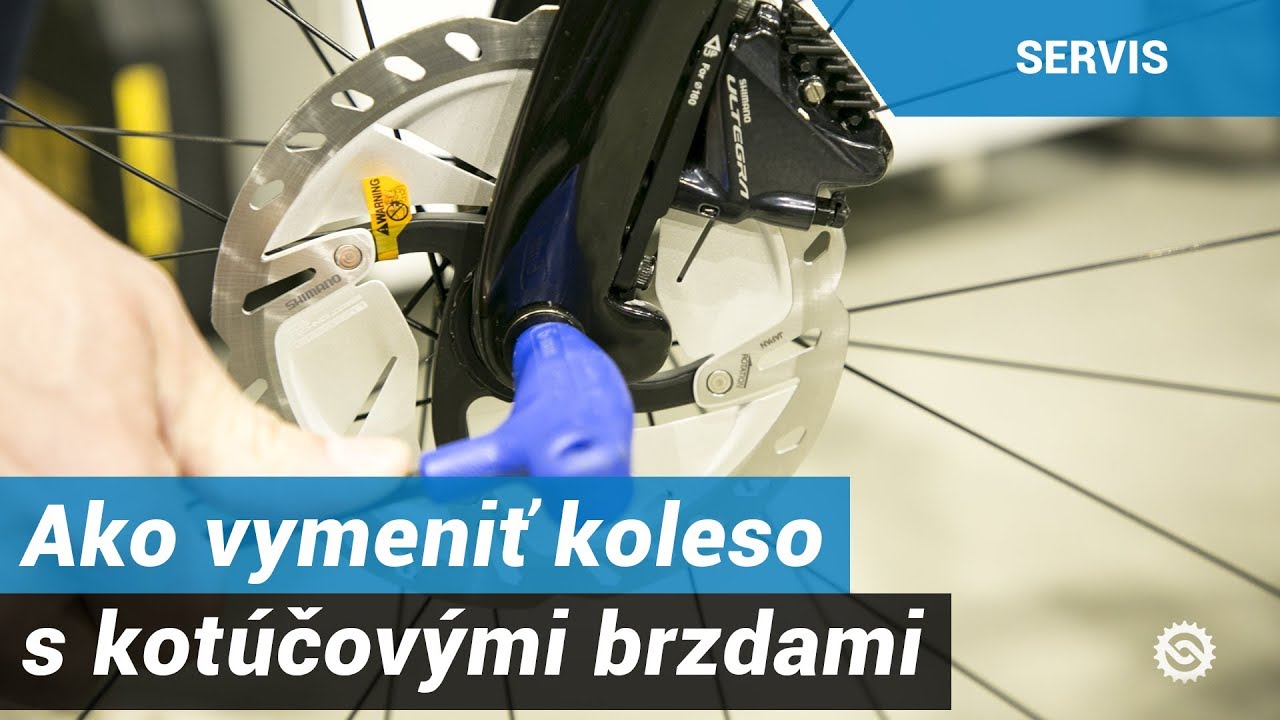 Ako vymeniť koleso s kot&uacute;čov&yacute;mi brzdami a pevn&yacute;mi oskami?