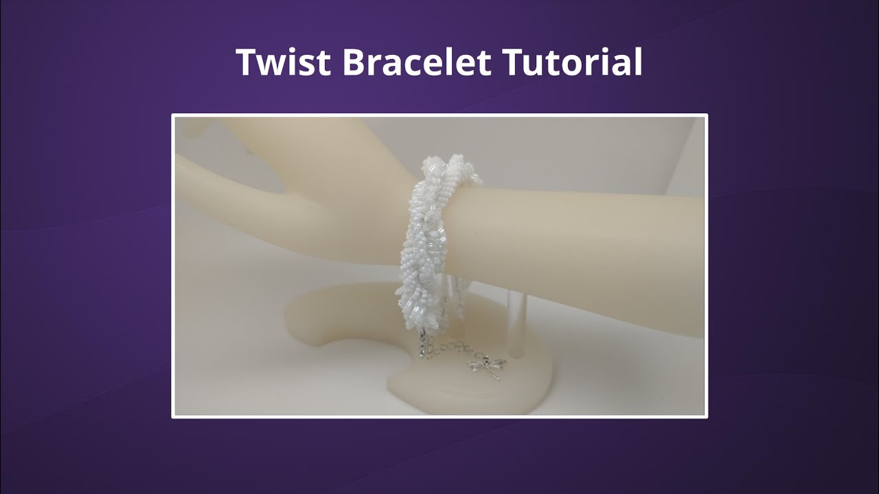 Twist Bracelet Tutorial | Using Triangle beads & Miyuki seed beads
