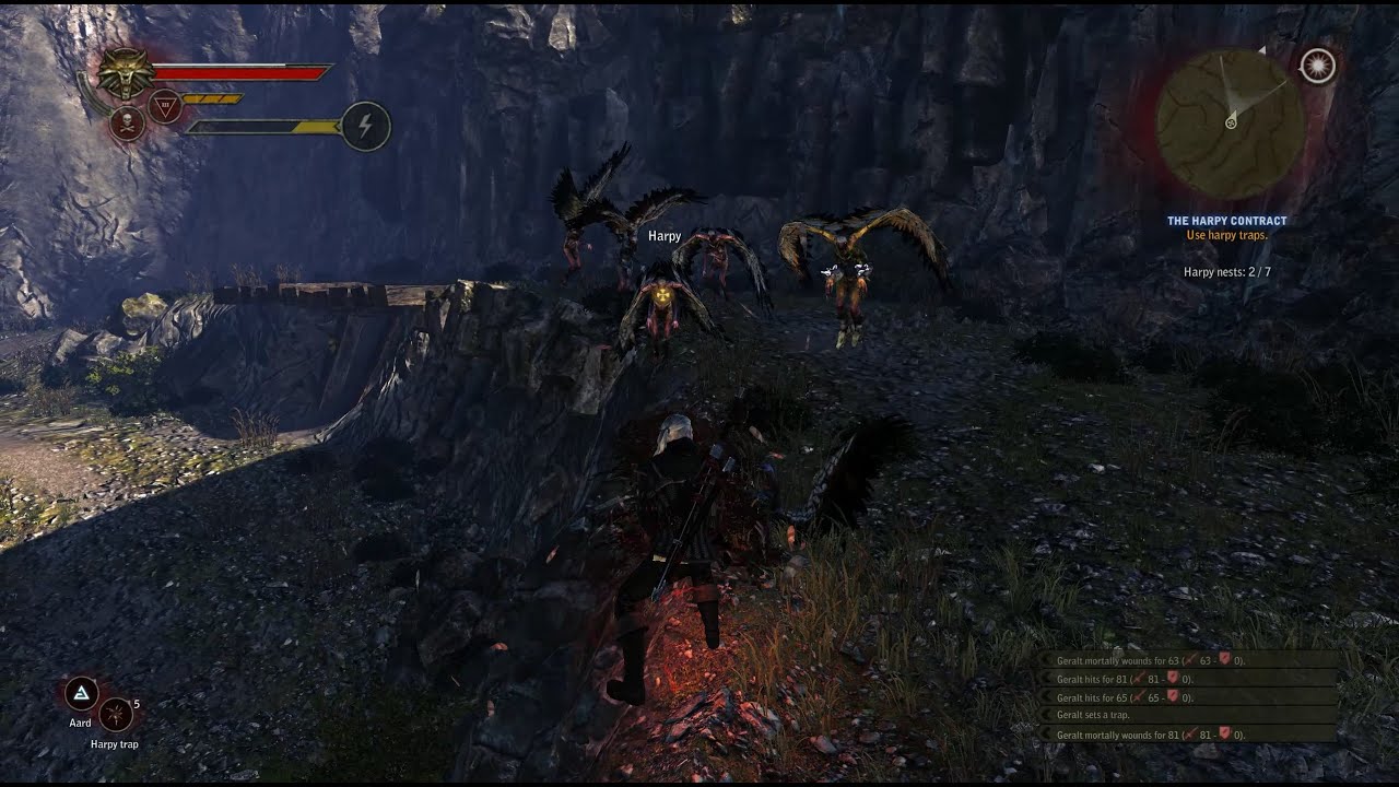 The Witcher 2: Geralt vs Harpies