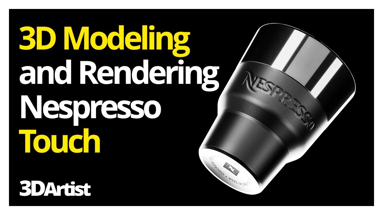 NESPRESSO Touch | 3D Modeling | RENDERING | Maya | KEYSHOT
