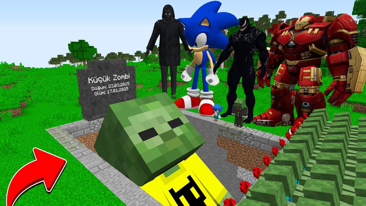 KÜÇÜK ZOMBİ HÜZÜNLÜ ÖLÜMÜ 😭 - Minecraft
