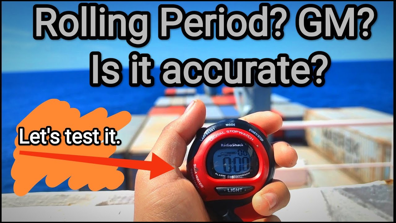 GM via Rolling period VS. GM via Stability Calculation. Will it match? | DonVoyage SeaVlog #008