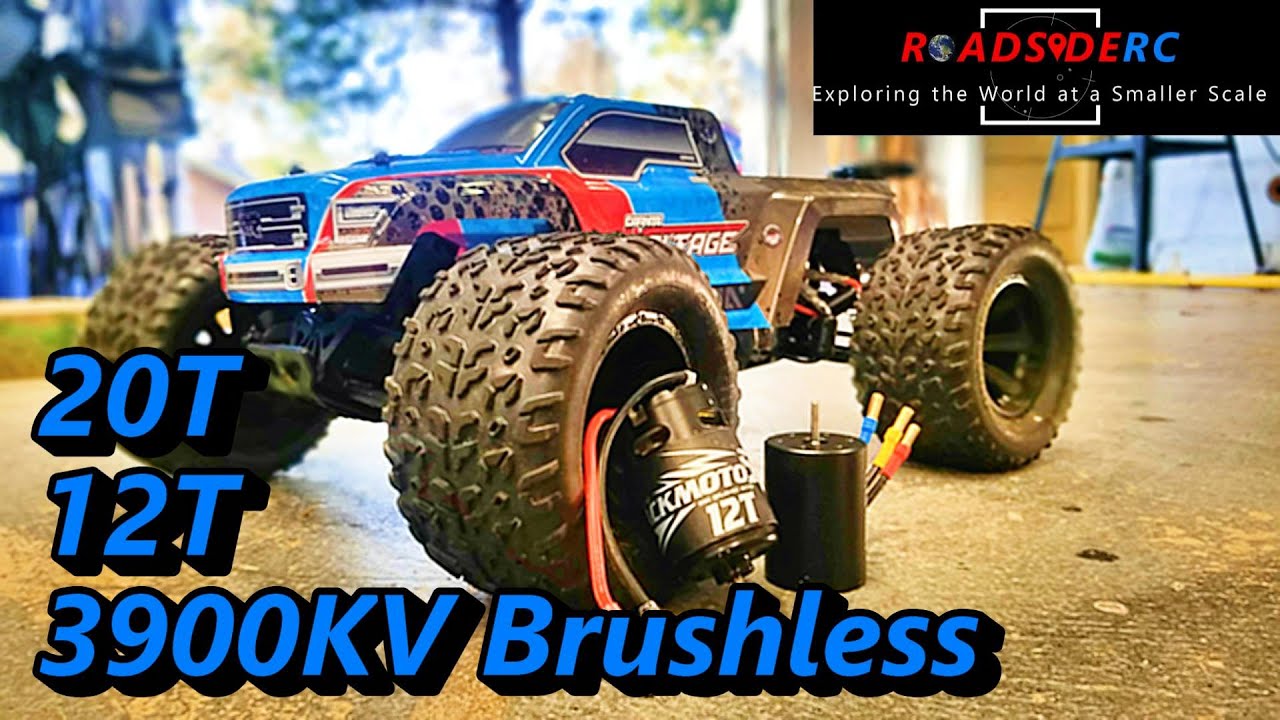 Arrma Granite Voltage | 20T vs 12T vs 3900kv | Brushed vs Brushless Speed and Bash Test