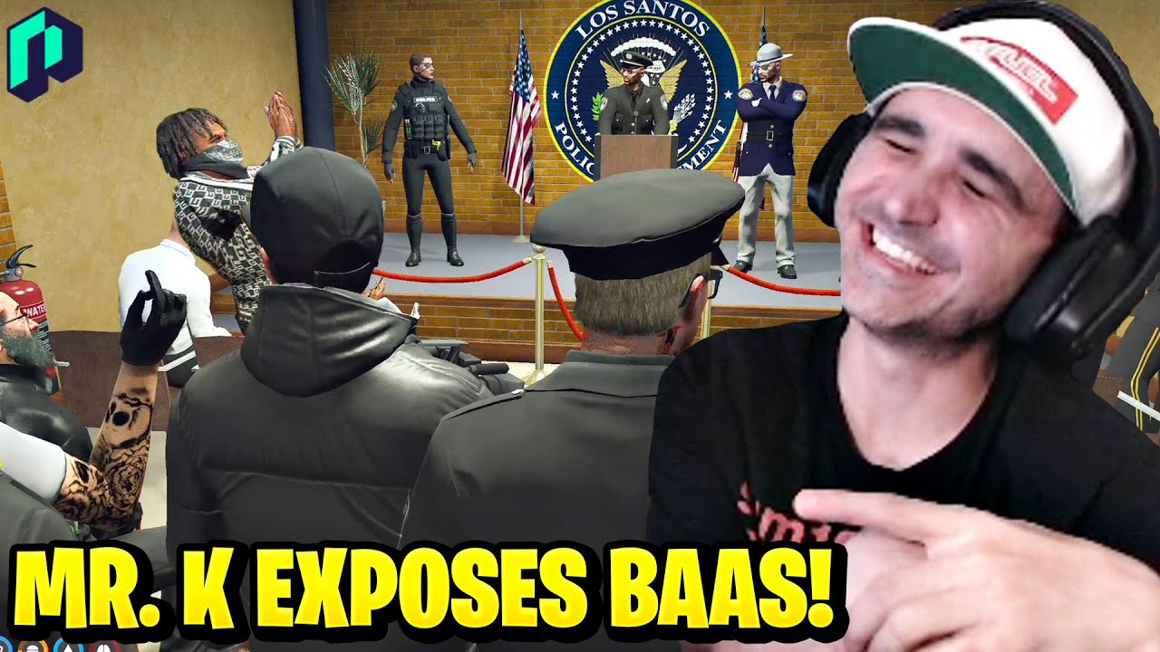 Summit1g Reacts to Mr. K EXPOSING Police in Hilarious Conference! | GTA 5 NoPixel RP