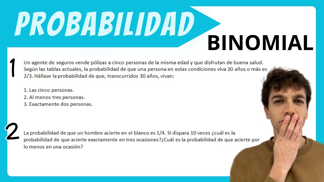PROBABILIDAD DISTRIBUCIÓN BINOMIAL. Ejercicios resueltos paso a paso