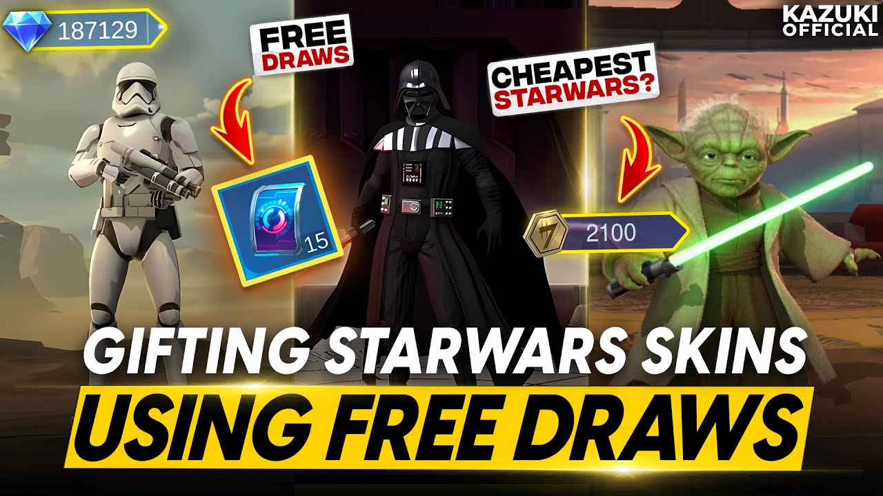 GIFTING STAR WARS SKIN USING FREE TOKENS!