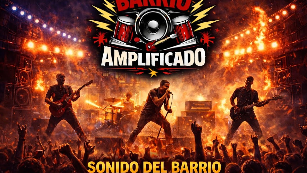 🔥 Sonido del Barrio – Barrio Amplificado | Himno de Cumbia Rock
