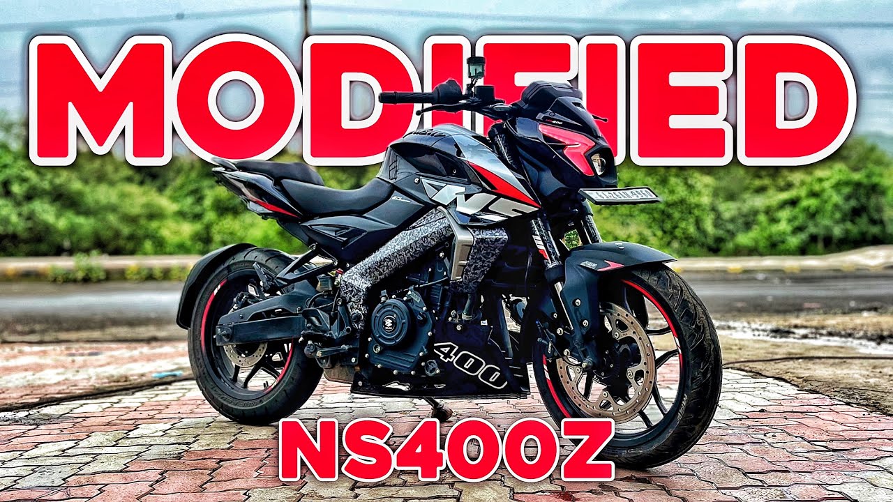 2025 BAJAJ PULSAR NS 400Z MODIFIED 🫨  | GRAPHICS & WARP 😮