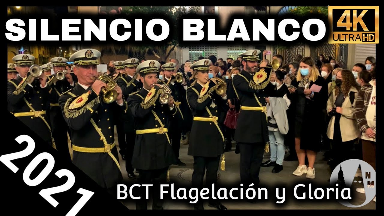 4K | Silencio Blanco | BCT Flagelación y Gloria Elche 2021