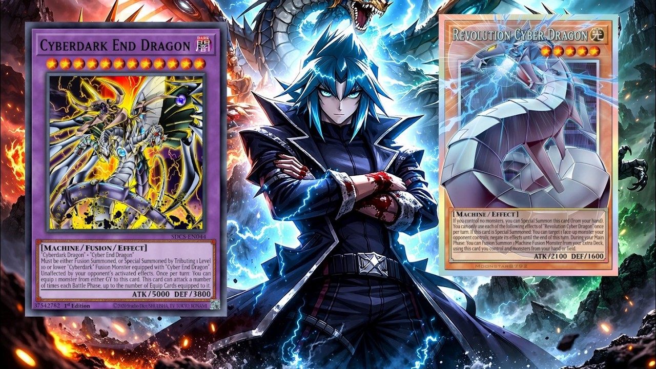 THIS Cyber Dragon Revolution Deck is BROKEN! Cyberdark Power [LOCR]