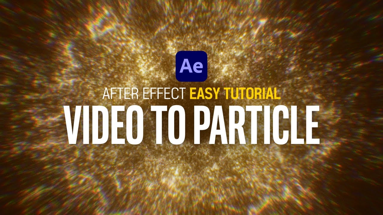 After Effects Easy Tutorial Video to Particle