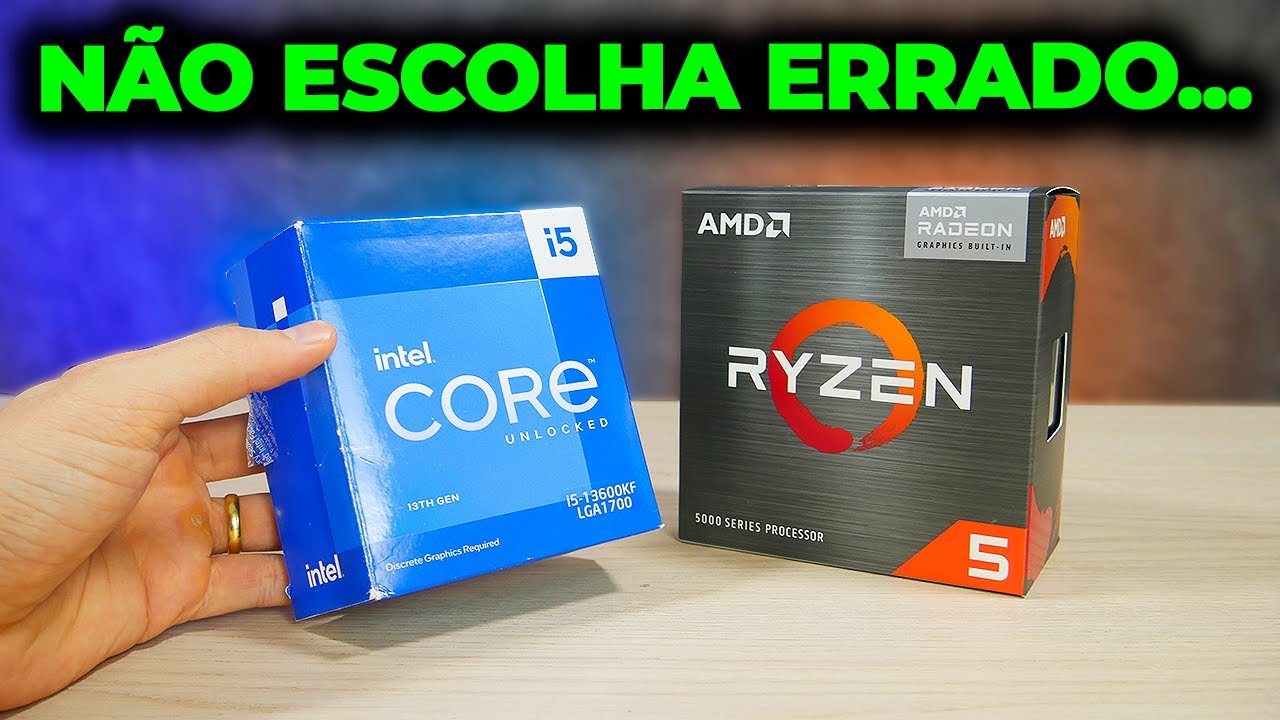 RYZEN OU INTEL: QUAL O MELHOR PARA JOGAR E TRABALHAR EM 2025? (e economizar)