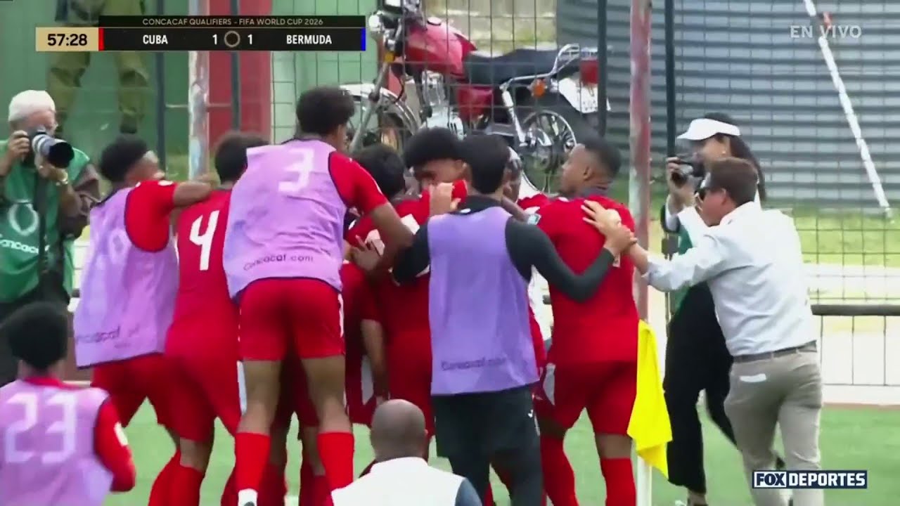 Gol de Jorgue Aguirre | Cuba 1-1 Bermuda | #EliminatoriasEnFOX