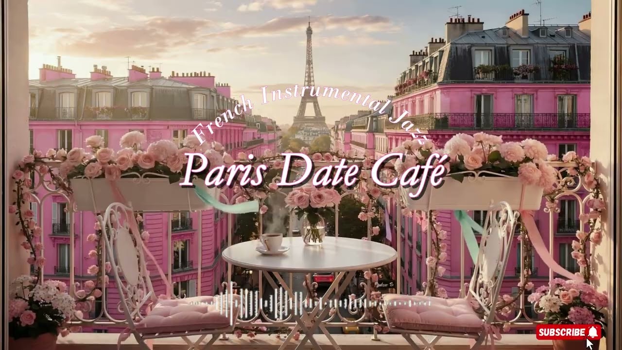 Love Paris🗼Café Date | Jazz Romantic