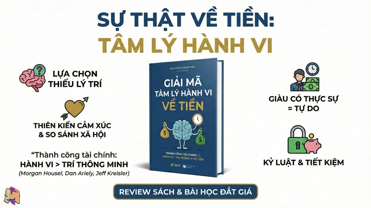 [ĐỌC SÁCH THAY BẠN] | Giải Mã Tâm Lý Hành Vi Về Tiền
