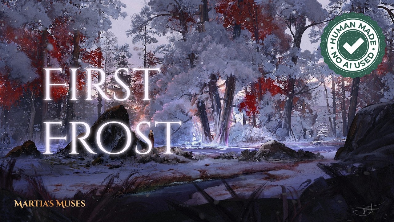 First Frost Ambience and Music | on an adventure while the first snow falls #ambientmusic