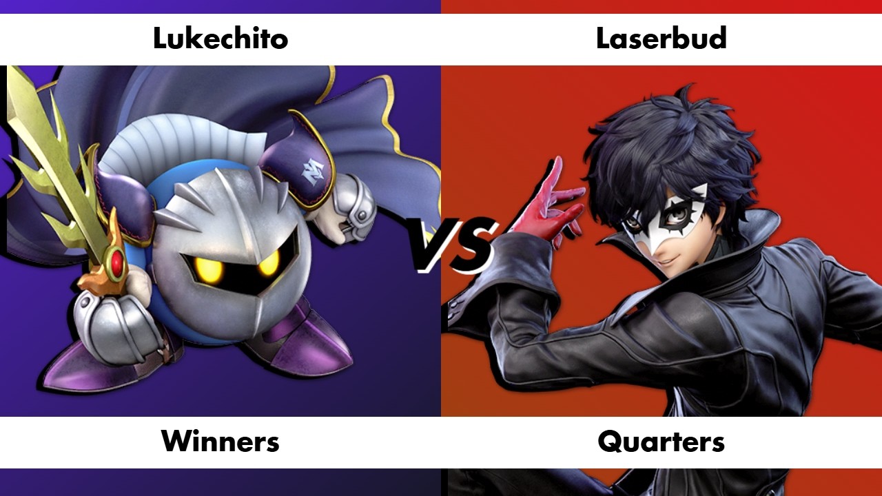 Lukechito (Meta Knight) vs Laserbud (Joker) - ROK Esports Smash Ultimate #118 Winners Quarter-Finals