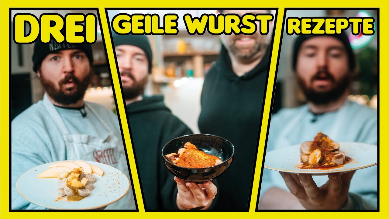 3 GEILE CURRYWURST Rezepte (MIT EINEM ECHTEN KOCH!!)