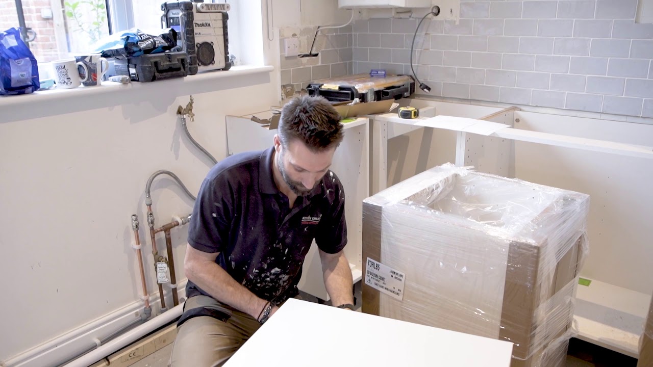 Ever wondered how a kitchen is installed - see how this Benchmarx kitchen is created