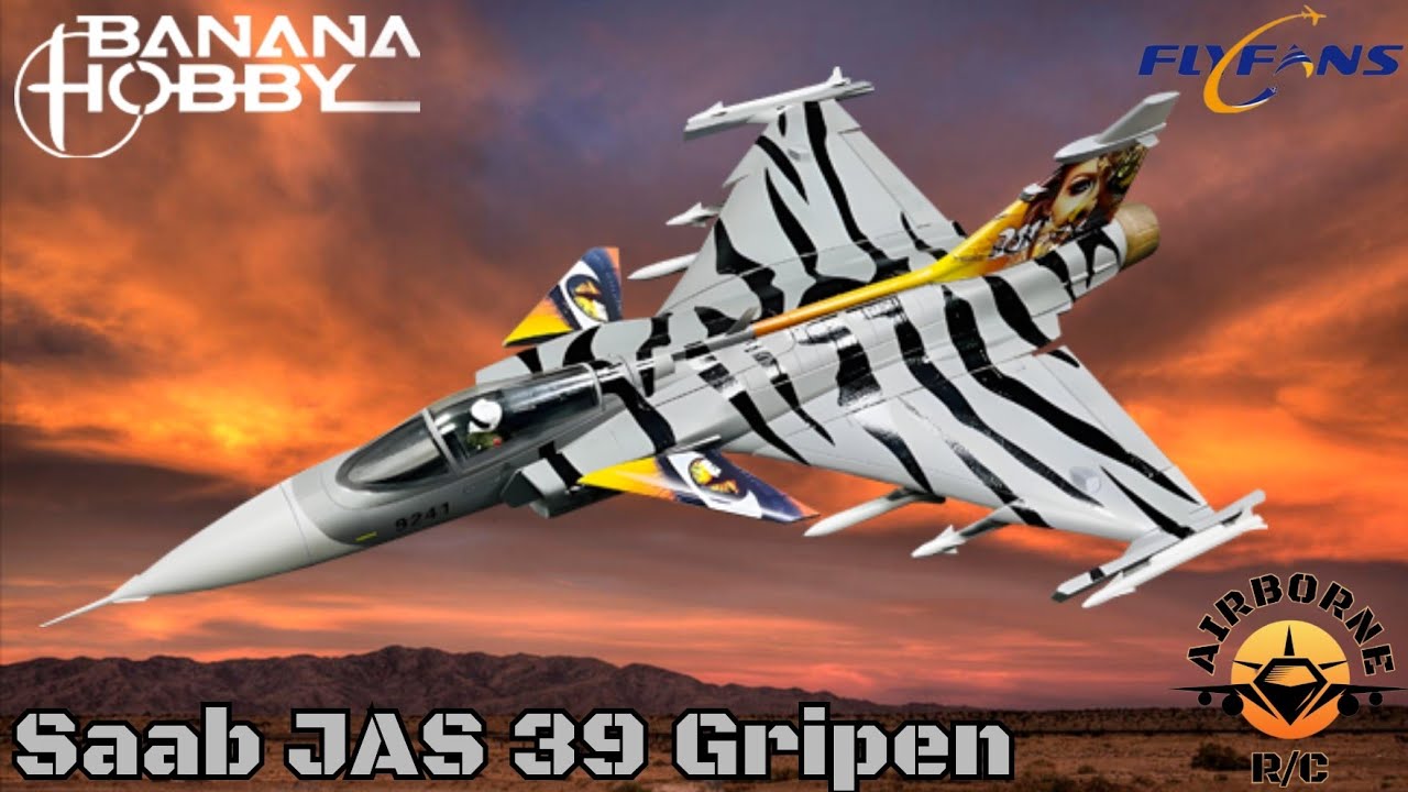 FlyFans 70mm Jas Gripen EDF UNBOXING from Banana Hobby