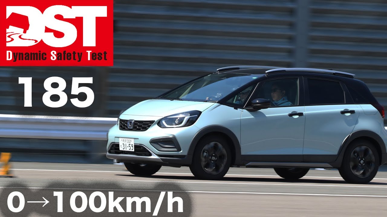 HONDA FIT e:HEV CROSSTAR×VW T-Cross TSI R-Line　0→100km/h【DST♯185-01】