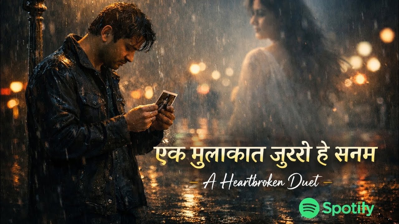 Ek Mulaqat Zaroori Hai Sanam 🥀 | Sad Love Duet | Rainy Night Heartbreak Song