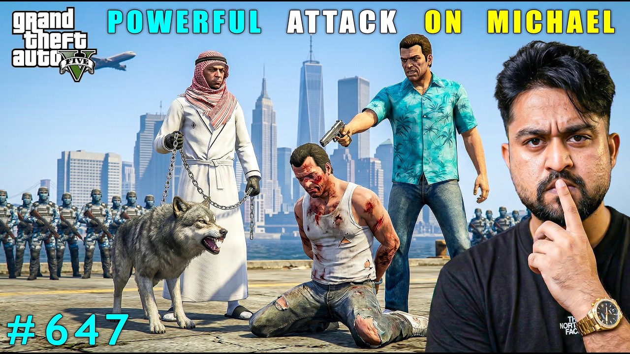 The Most Powerful Army Attacked On Michael | Gta V Gameplay #647