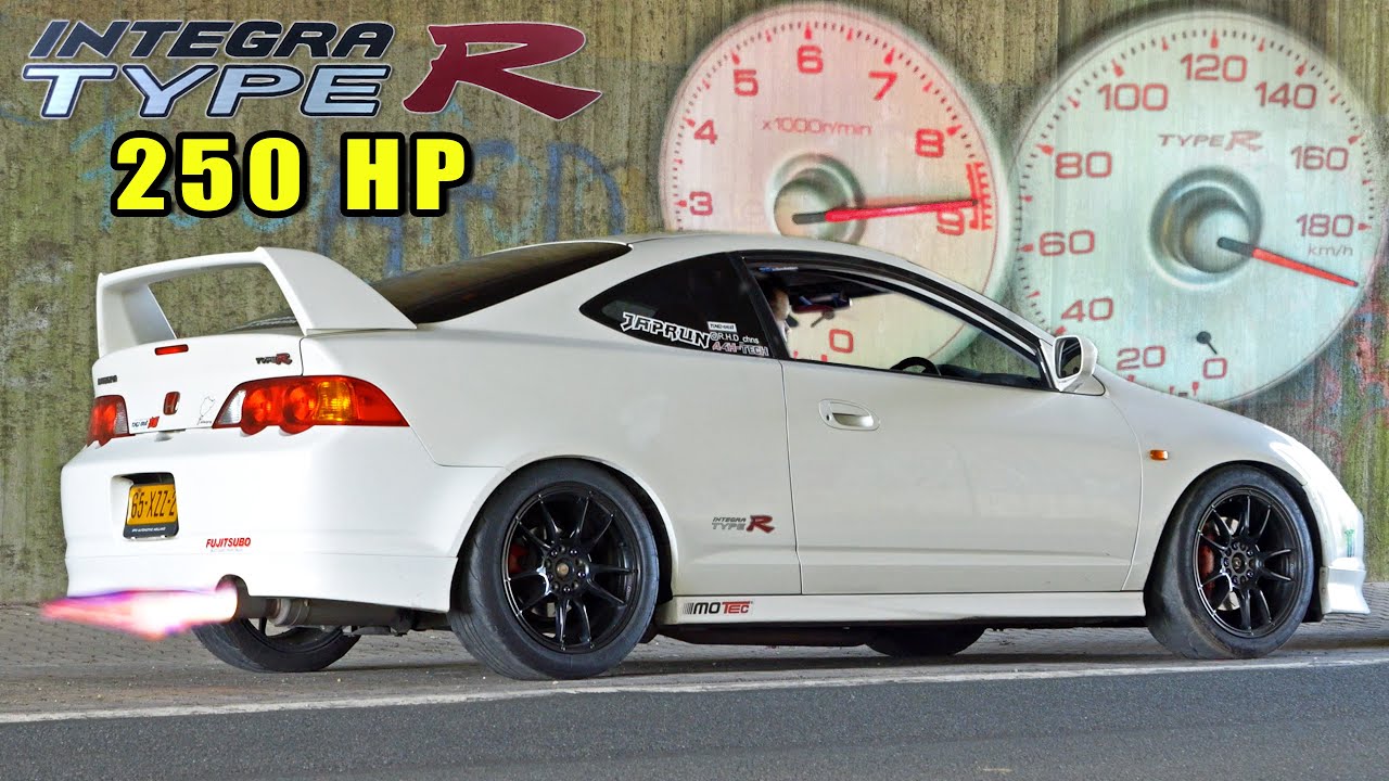 HONDA INTEGRA TYPE R DC5 // 9000RPM FLAMES 100-200 & TOP SPEED