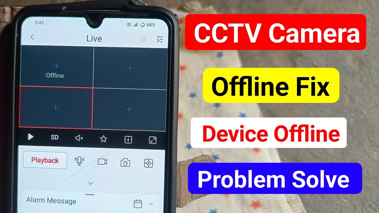 Cctv camera Device Offline problem | How to solve cctv camera ofline roblem  