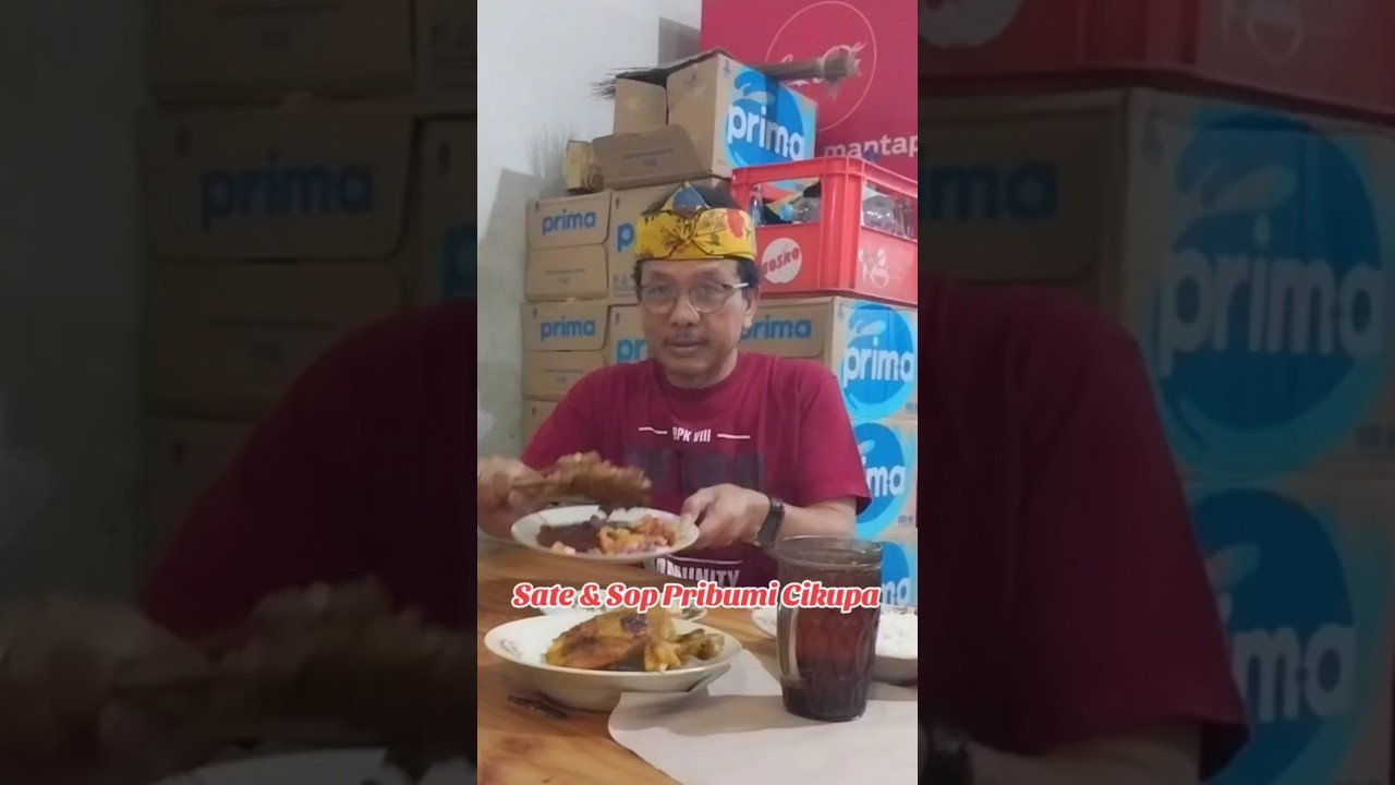 🍖 SATE & SOP KAMBING PRIBUMI CIKUPA: Enak, Gagarnya Belom Ada Lawan! 😋 Edisi Buka Bersama Keluarga