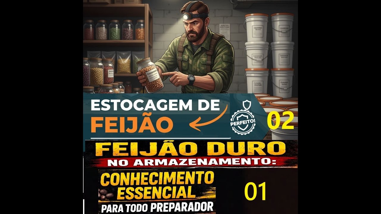 FEIJÃO DURO NO ARMAZENAMENTO: Conhecimento Essencial  para todo Preparador