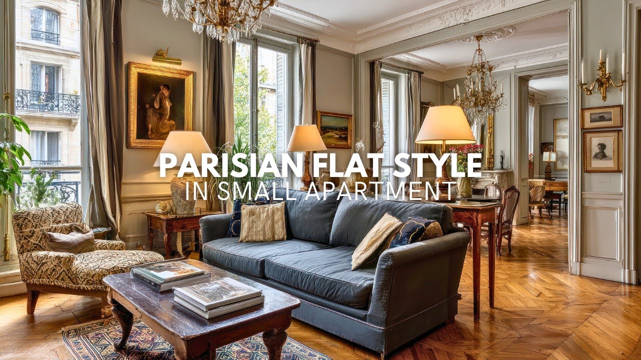 How to Create a Classic Parisian Flat Feel in a Small Apartment.