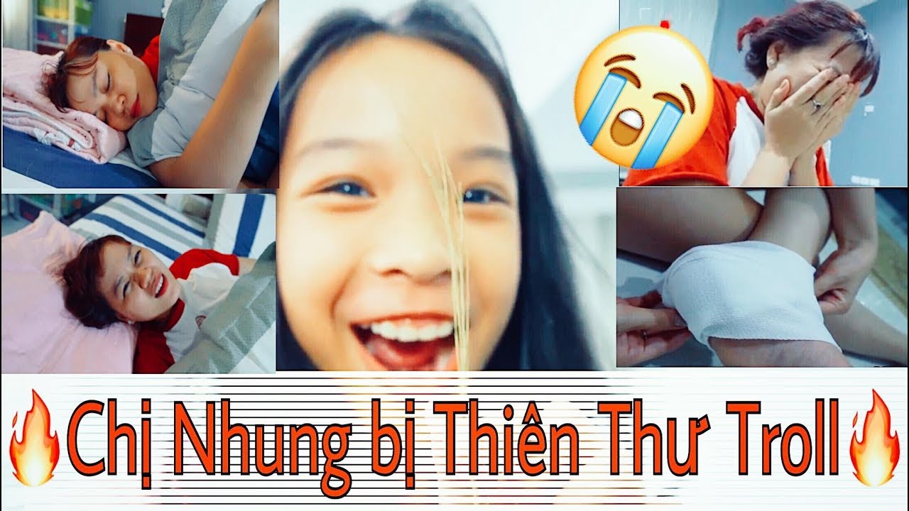 THIÊN THƯ TROLL CHỊ NHUNG KHI CHỊ BỊ ĐAU CHÂN NÈ CẢ NHÀ ƠI...HIXX😭!