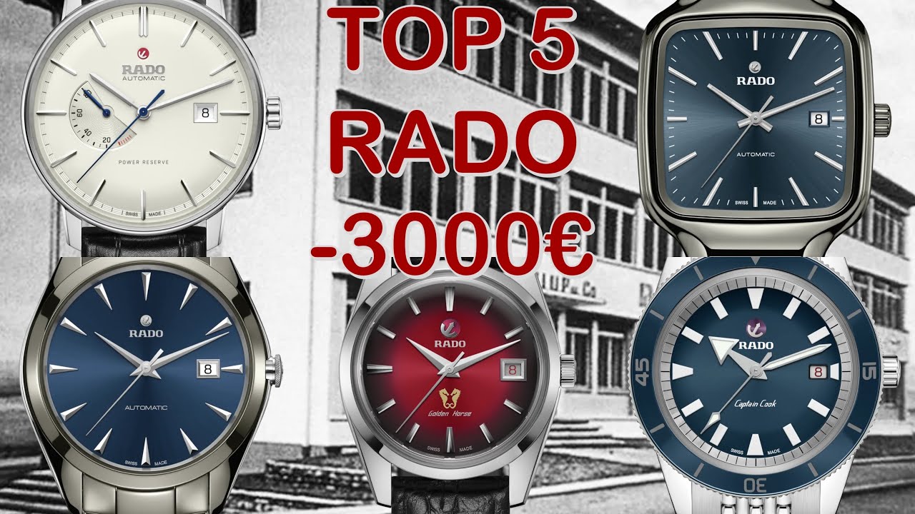TOP 5 RADO à moins de 3000€ !