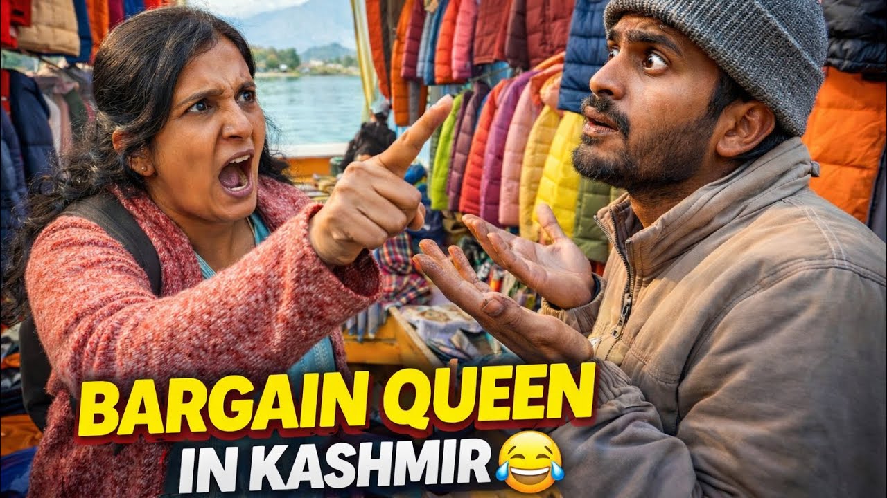 DAL LAKE KASHMIR | Day 1 | AMMA BARGAIN IN KASHMIR 😅| ABHI MAHESH | 