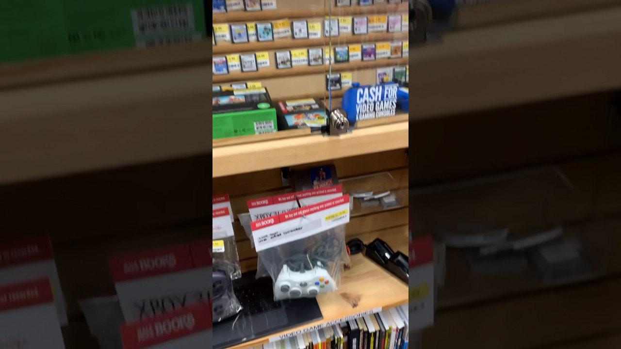 Video Game Section at Half Price Books Checking it out #halfpricebooks #ps4 #nintendo #sega #atari