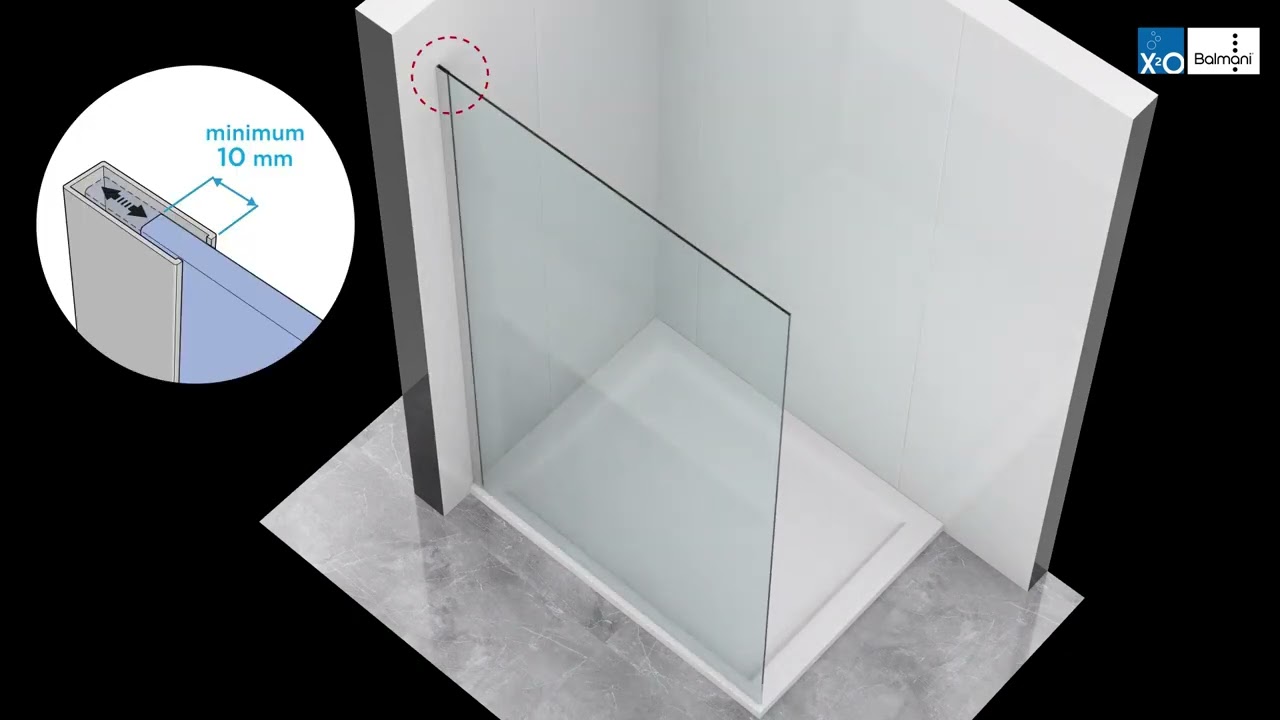 Balmani - Modular - Walk-in Shower - Installation
