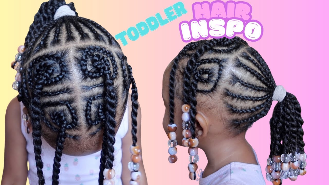 Cute Creative Back-to-School Toddler Hairstyle **NO TALKING** #2025 #kidshairstyle