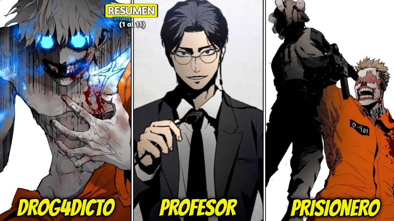 Un profesor se queda ATRAPADO en una prisión lleno de CRIMINALES  sobrehumanos | Parte (1-2)
