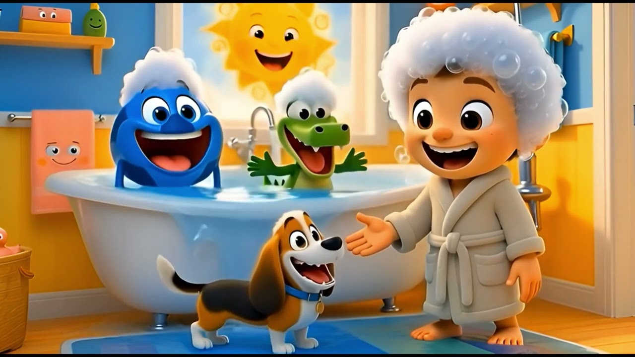 🛁 🫧 Hora do Banho - Música infantil divertida | Mundo de Davi 🫧🛁 #infancia #musicainfantil #youtube 