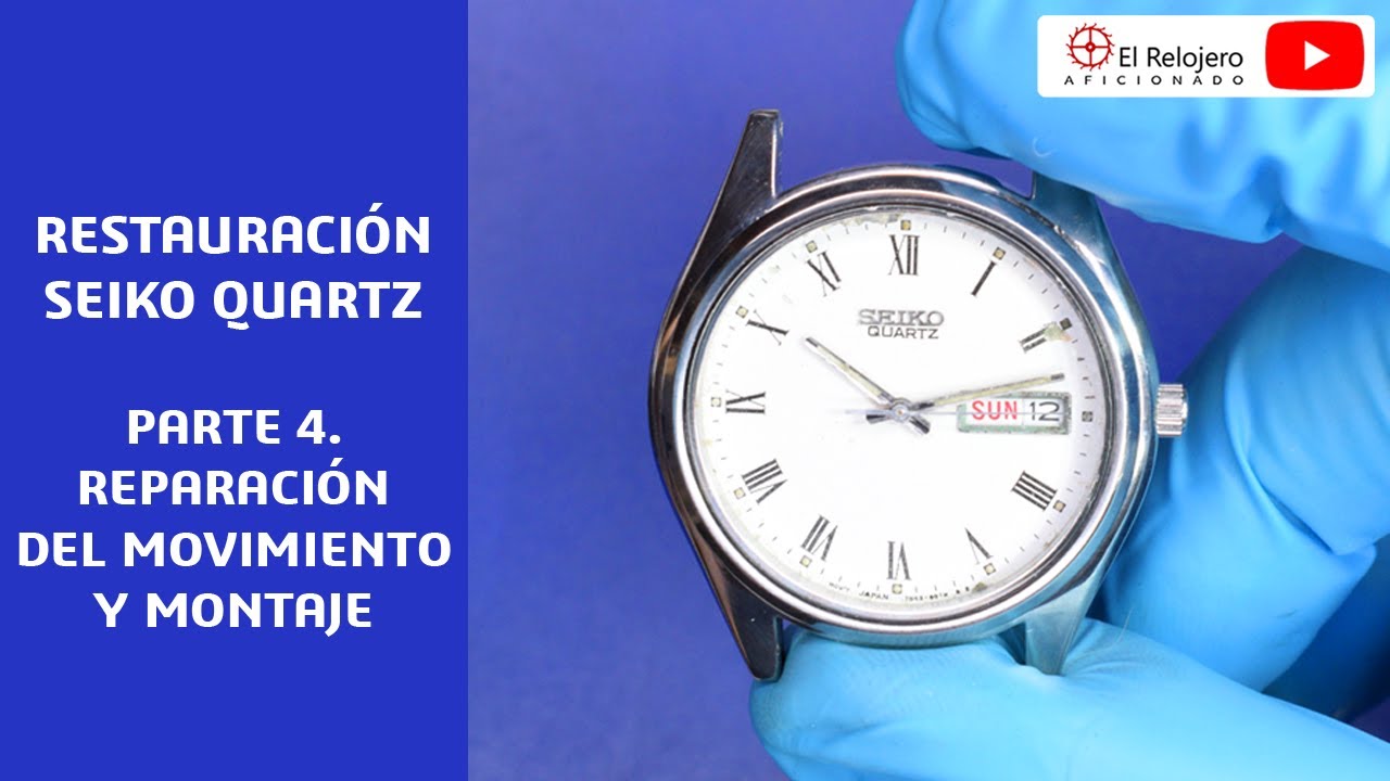 Реставрация старых часов [Seiko кварцевые]. Часть 4. Ремонт и сборка механизма