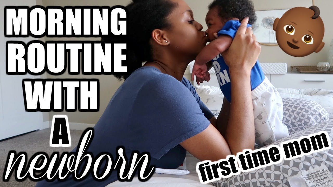 MORNING ROUTINE WITH A NEWBORN - FIRST TIME MOM | Luchi Loyale
