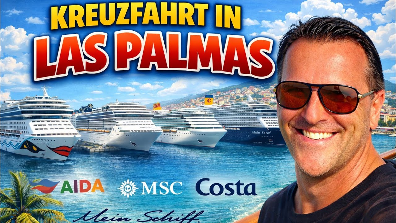Las Palmas Kreuzfahrtschiffe. Costa MSC Mein Schiff Relax Celebrity Marella Voyager Aida Cosma