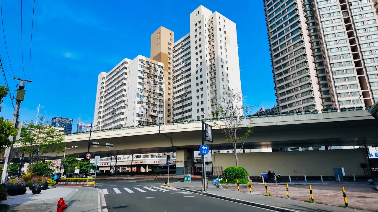 Zhaohua Road, Changning District, Shanghai Walking Tour【4K】