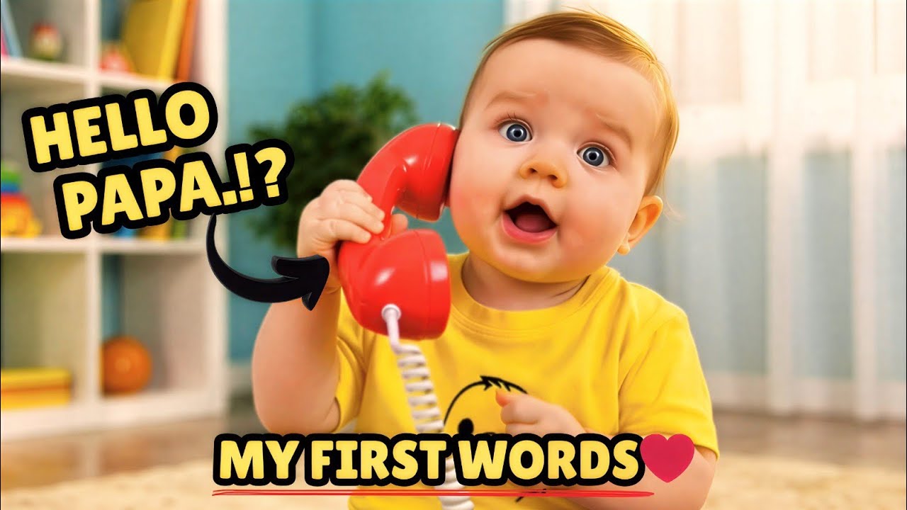 FIRST TIME Saying “Hello Papa & Mama” 😍❤️ | Cutest Baby Laughing Ever