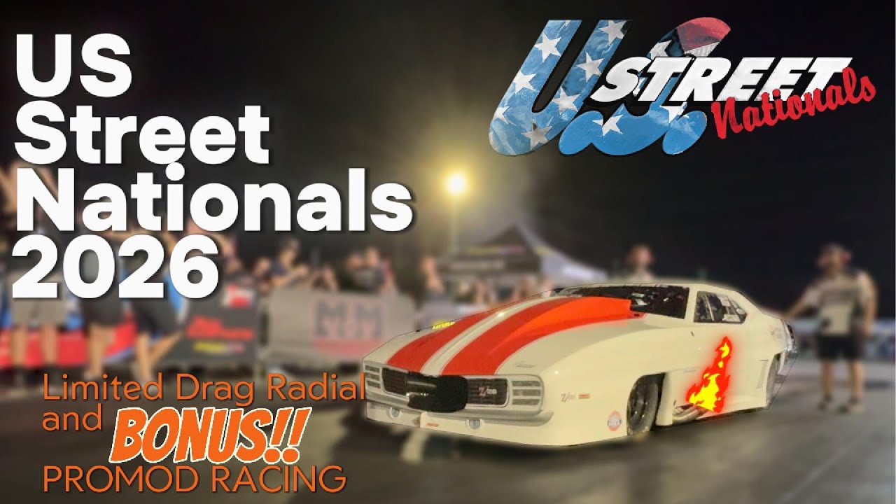 US Street Nationals 2026 - дрэг-рейсинг на автомобилях LDR и PROMOD! Полная запись мероприятия с ...
