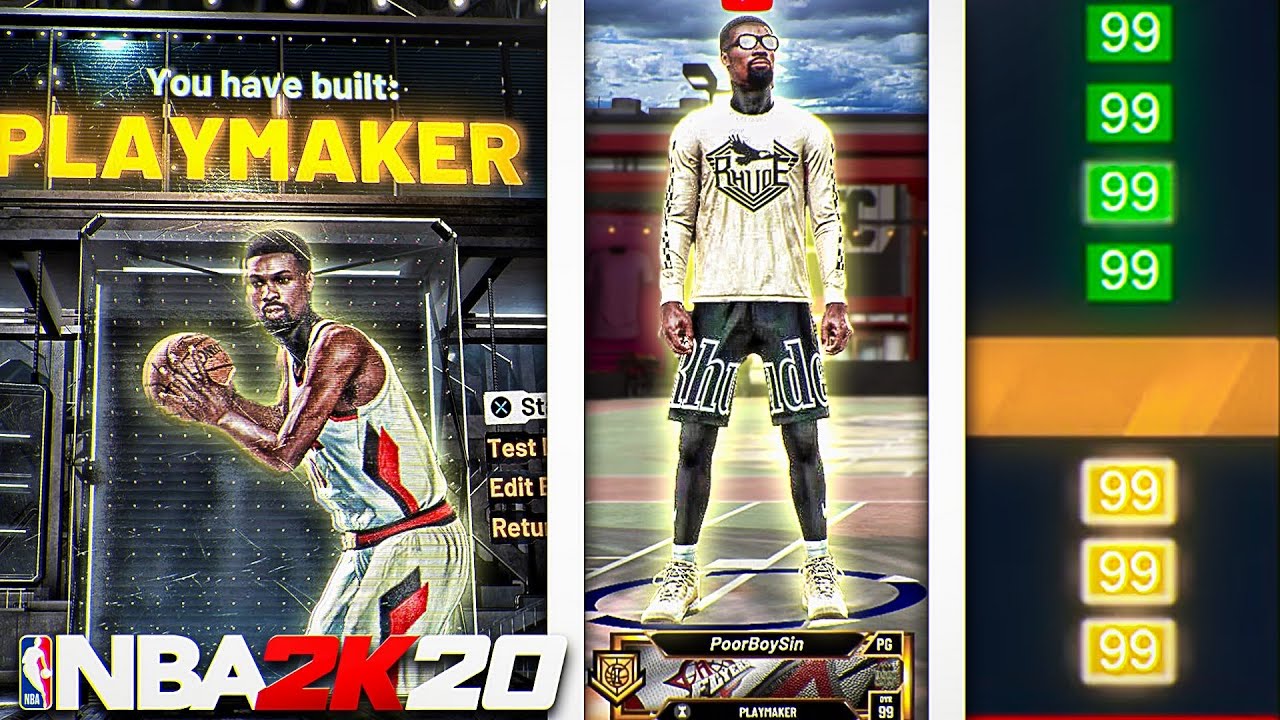 HOW TO MAKE A PLAYMAKER IN NBA 2K20! THE BEST PURE PLAYMAKER BUILD IN NBA2K20!
